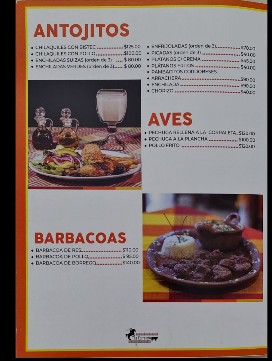 La Corraleta Menu - Image 4