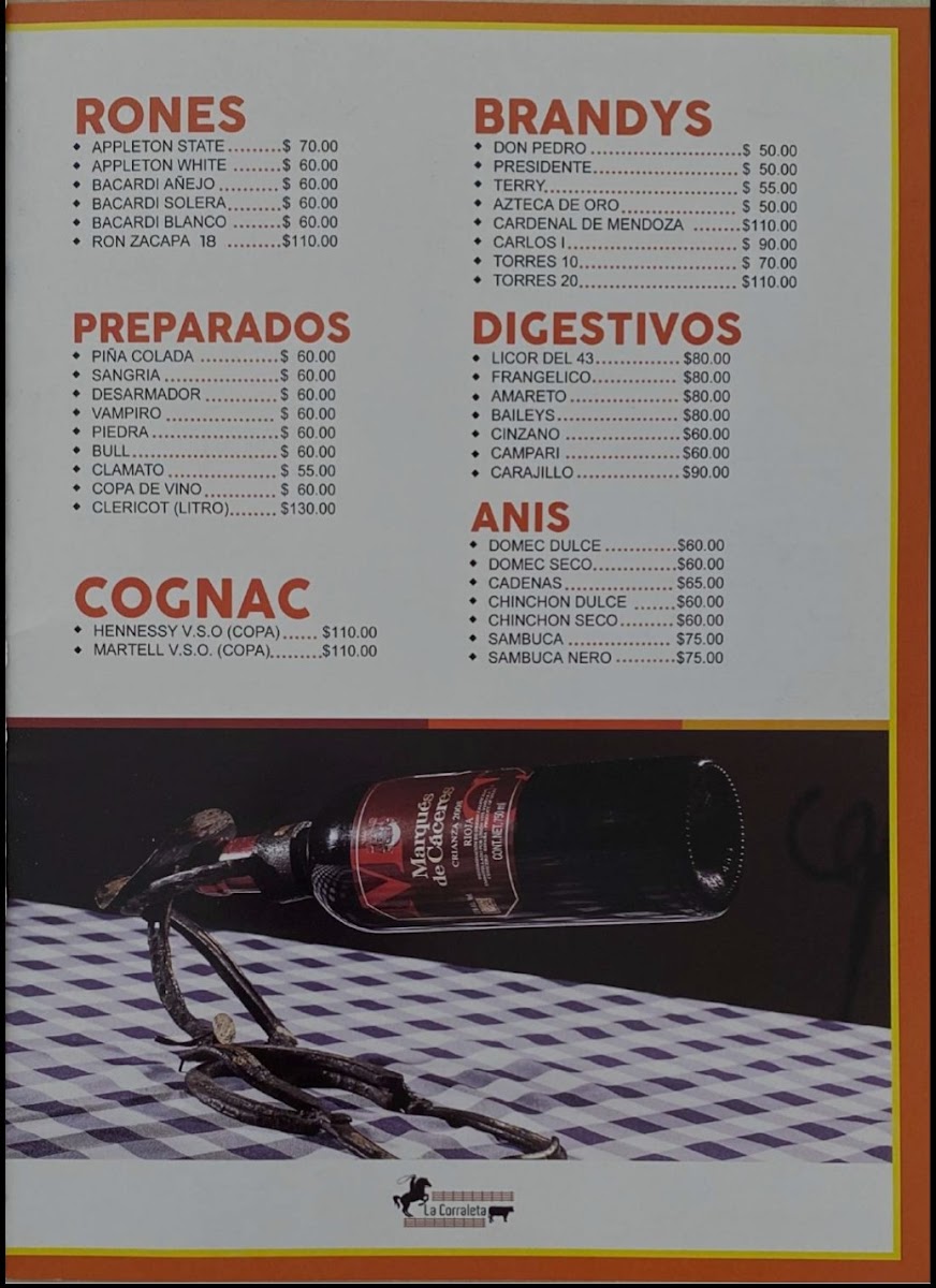 La Corraleta Menu - Image 5